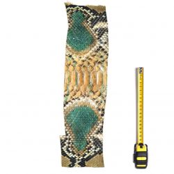Peau de Serpent Python cuir multicolore