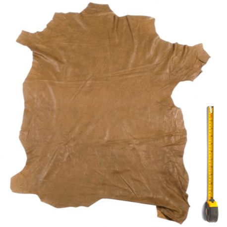 Peau entière d'Agneau 2nd choix Marron velours