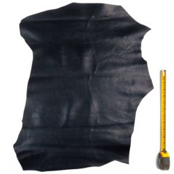 Peau de Chèvre 2nd choix cuir Noir