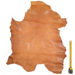 Peau entière de Chèvre 2nd choix cuir Marron Antic