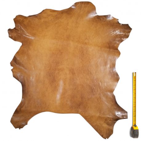Peau entière de Chèvre cuir Marron Antic