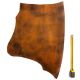 Cuir tannage végétal Vachette ép. 2mm Marron antique patiné main