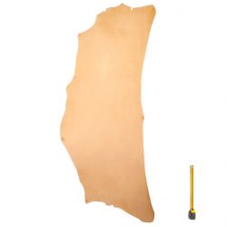 Collet Vachette ép. 2,8 mm tannage végétal cuir coloris Naturel 2nd choix
