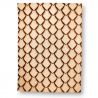 Cuir tannage végétal Vachette ép. 3mm Naturel imprimé écailles de Dragon