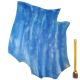 Cuir tannage végétal Vachette ép. 2mm Bleu antique patiné main