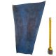 Cuir tannage végétal Vachette ép. 2mm Bleu antique patiné main