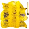 Peau entière de Chèvre cuir Jaune Antic