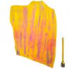 Cuir tannage végétal Vachette 2mm Jaune antique patiné main