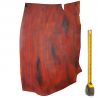 Cuir tannage végétal Vachette ép. 2mm Marron antique patiné main