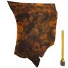 Cuir tannage végétal Vachette ép. 2mm Marron antique patiné main