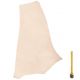 Cuir tannage végétal Vachette 2mm Jaune antique patiné main