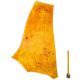 Cuir tannage végétal Vachette 2mm Jaune antique patiné main