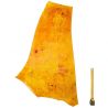 Cuir tannage végétal Vachette 2mm Jaune antique patiné main