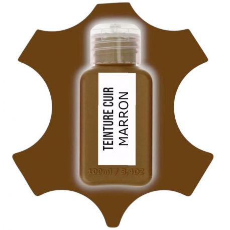 Teinture pour cuir coloris NOIR - 100 ml - Leather dye