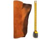 Peau de bovin cuir Marron Antique velours
