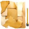 1 kg petites chutes de cuir tannage végétal Vachette