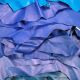 1 kg petites chutes de cuir coloris Bleus
