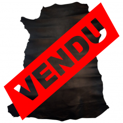 Peau entière de Chèvre cuir Noir