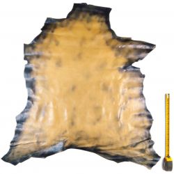 Peau entière de Chèvre cuir Marron patiné main