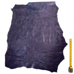 Peau entière d'Agneau Bleu Antique