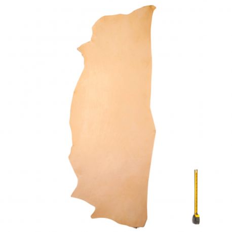 Collet Vachette ép. 2,2 mm tannage végétal cuir coloris Naturel 2nd choix