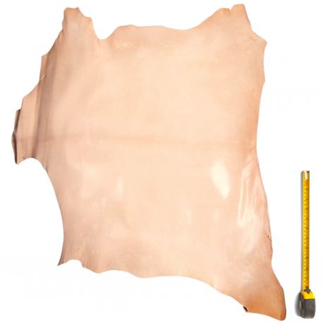 Peau entière de Chèvre tannage végétal 2nd choix coloris naturel
