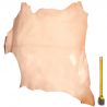 Peau entière de Chèvre tannage végétal 2nd choix coloris naturel