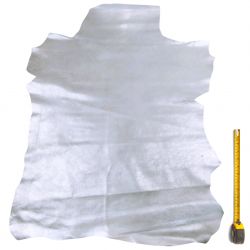 Peau entière de Chèvre 2nd choix coloris Gris métallisé