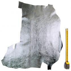 Peau de Chèvre 2nd choix coloris Gris métallisé
