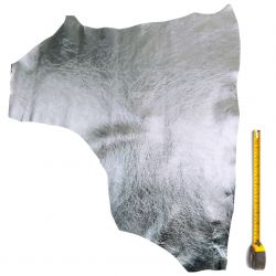 Peau de Chèvre 2nd choix coloris Gris métallisé