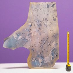Cuir tannage végétal Vachette 2mm Noir antique patiné main
