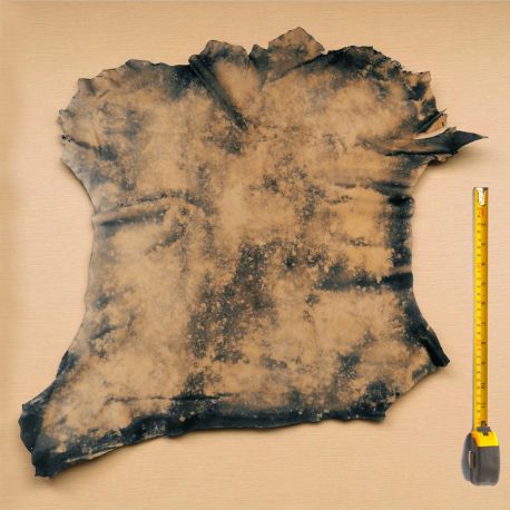 Peau entière d'Agneau Marron Antique velours