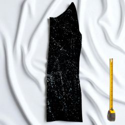 Cuir tannage végétal Vachette 2mm Noir antique patiné main