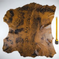 Peau entière d'Agneau Marron Antique