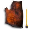 Cuir tannage végétal Vachette ép. 2mm Marron antique patiné main