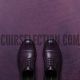 Cuir tannage végétal Vachette 2mm Violet antique patiné main