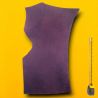 Cuir tannage végétal Vachette 2mm Violet antique patiné main