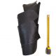 1 KG morceaux de cuir Vachette Noire