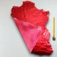 Peau entière de Chèvre Rouge cuir finition métallisée