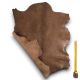 Peau entière de Chèvre cuir Marron Antic