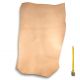 Cuir épais Vachette tannage végétal ép. 3,8 mm peau coloris Naturel