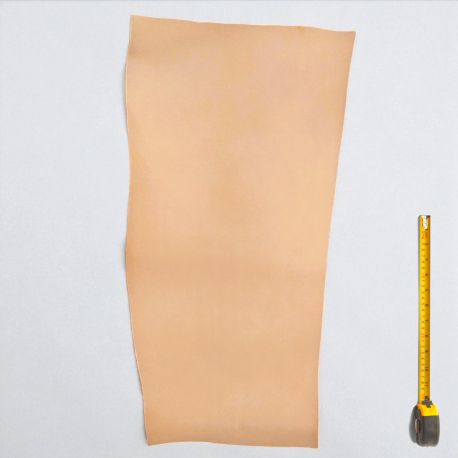 Collet Vachette ép. 2 mm tannage végétal Naturel VVN