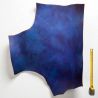 Cuir tannage végétal Vachette ép. 2mm Bleu patine