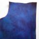 Cuir tannage végétal Vachette ép. 2mm Bleu antique patiné main