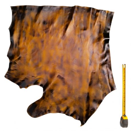 Peau de cuir Vachette Marron foncé