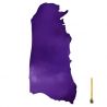 Bande entière cuir Vachette tannage végétal ép. 2,5mm coloris Violet