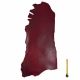 Bande entière cuir Vachette tannage végétal ép. 2,5mm coloris Bordeaux