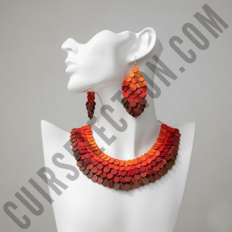 10 Ronds en cuir multicolores