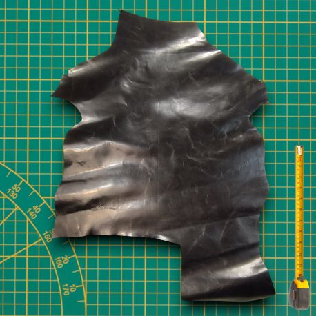 Peau de Chèvre 2nd choix coloris Gris métallisé