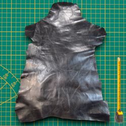 Peau de Chèvre 2nd choix coloris Gris métallisé